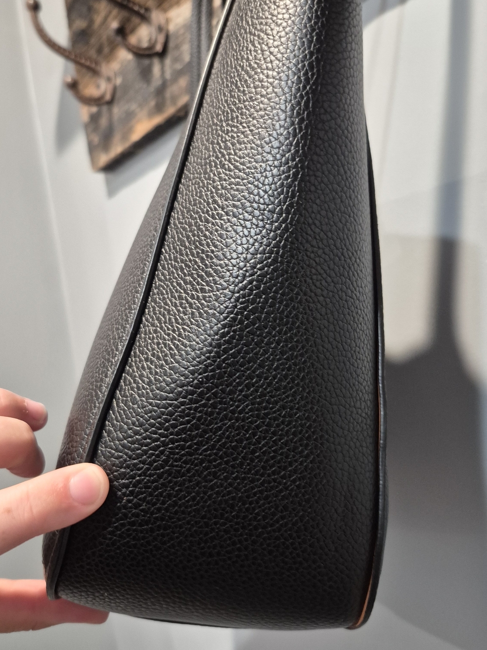 Calvin Klein Black Leather Tote Bag - Picture 9 of 16